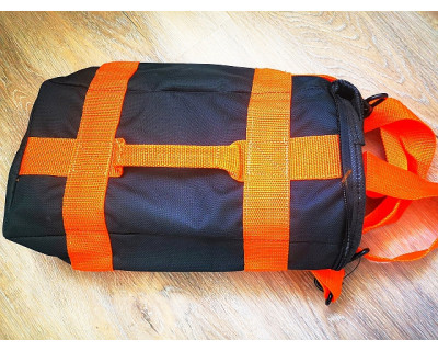 Tasche für Akku 36V12Ah-15Ah schwarz / orange